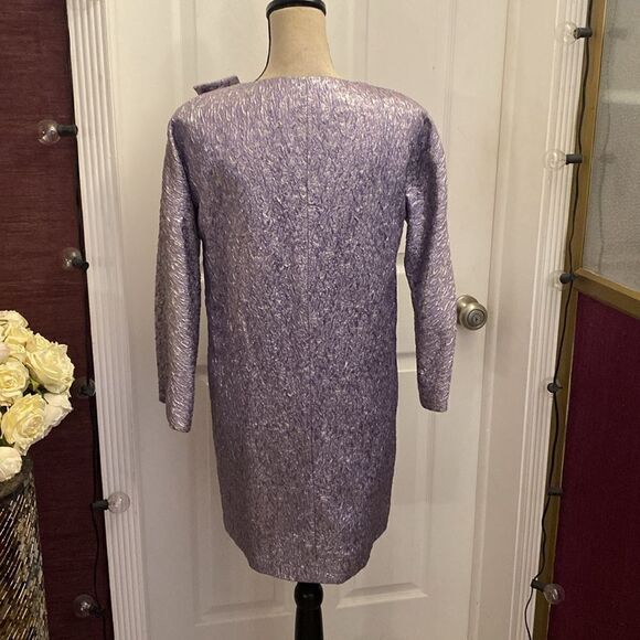 Balenciaga Paris metallic lavender dress coat, size 38(S) - Picture 8 of 14